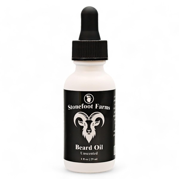 Stonefoot Farms Beard Oil - Unscented 1 oz - Beard