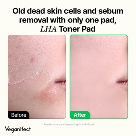 Veganifect [Veganifect]Clean and Glow Green Barley First LHA Toner Pad (60ea)