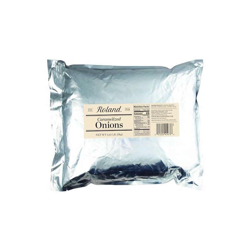 Roland Foods Sweetened Caramelized Onions, 6.61 Pound, Pack of 1