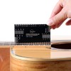 RuiJOTWAT Guitar String Action Ruler Guitar Repair Tool with Leather