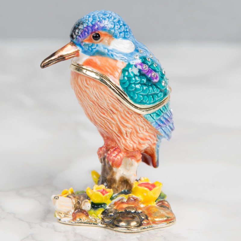 Kingfisher Trinket Box Treasured Trinkets Juliana