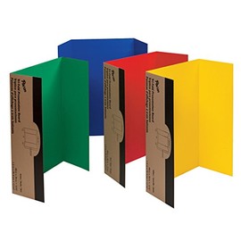 Pacon 37654 Spotlight Corrugated Presentation Display Boards, 48 x 36, Assorted, 4/Carton