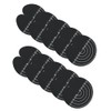 GlamorDove Hair Extensions Heat Protector Shields with Scale Design 20PCS