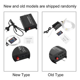 Starry Sky Suit with Cable Remote Control, 16 W RGB LED Plastic Fibre Optic Ceiling Decoration Kit, Alternator for Home Textiles, Underwater Lighting (European Regulations)