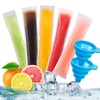 Popsicle Bags Disposable Ice Pop Bags DIY Popsicle Freezer Bags