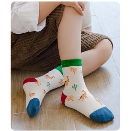 Kyopp Socks Kids Girls and Boys Funny Animals Cotton Socks Crew Socks Winter / Summer 10 Pairs