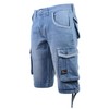 Crosshatch Mens Newberg or Gaston Denim Shorts - Newburg -