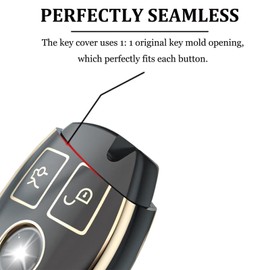 JYTDBCS ben car key bag is suitable for glc260GLC300L buckle gla200e class c class tpu all-inclusive protective cover,mercedes key cover,mercedes a class key cover