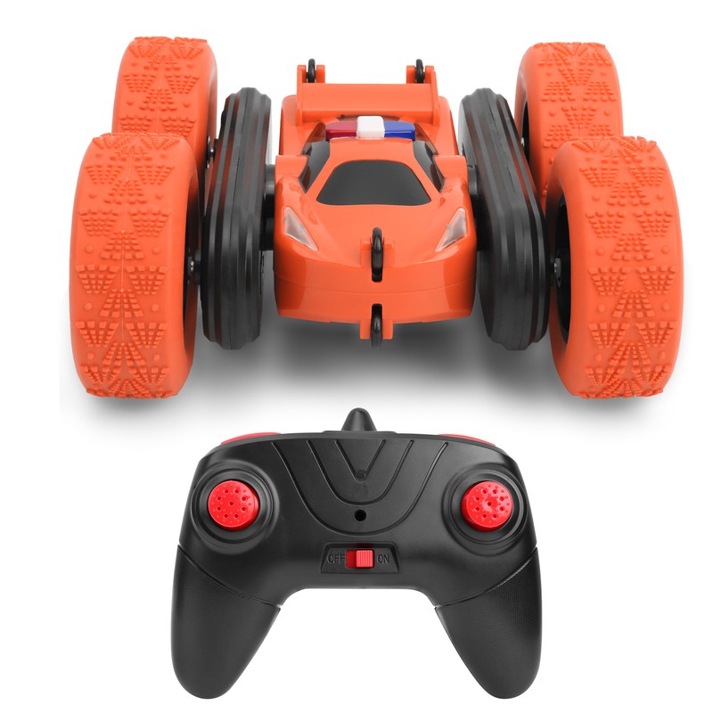 DoubleSided Stunt RC Car 360 Degrees Rotation Spraying Remote Control