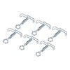 50Pcs Flat Jaw Pinchcocks Stainless Steel Strong Clamping Rustproof Latex