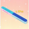 5 PCS Six-sided Polishing File Nail Tool Creative Printing Nail