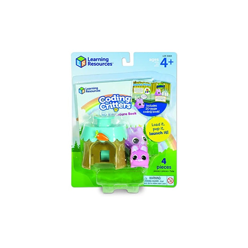 Learning Resources Coding Critters Go Pets Dash the Bunny,Screen-Free Early