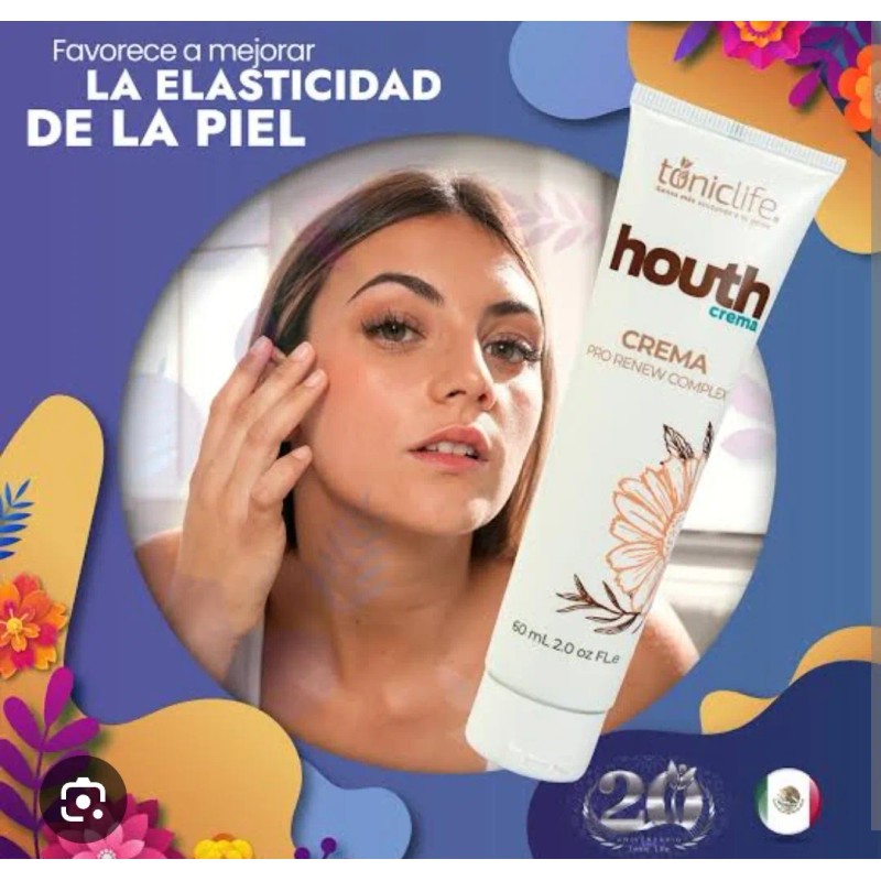 Crema Facial Houth De Tonic Life Todo Tipo De Piel