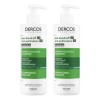 2pcs Shampoo Anticaspa Vichy Dercos Para Cabello Graso 390ml