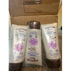 Hawaiian Tropic NEW Sealed Pack of 3 (180ML ) Hawaiian Tropic Ozono Duo Defense 50+  EXP 04/2006