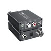 Analog to Digital Audio Converter RCA to Optical with 3.5mm