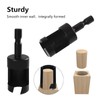 8 Pack Wood Plug Cutter Drill Bit Set 1/4 Inch