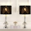 GO&SO Drum Black Lamp Shades 13 Inches - Industrial Laser