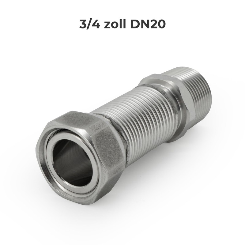 Vancoco Stainless Steel Flexible Pipe 3/4 Inch Corrugated Pipe Extendible
