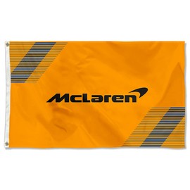 Dutern Checkered Racing Flag McLaren Flag Banner 3x5Feet for Car Fans with Brass Grommets Garden Decor