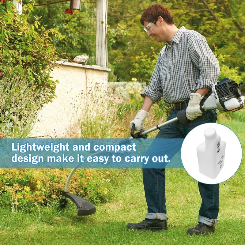 2 Stroke Engines Oil Fuel Mixing Bottle for Lawnmower Brush