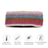 Pachamama Women Wool Ear Warmer Headband Fleece Lined Handknitted Dots