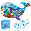 Ocean World Whale Jigsaw Puzzle for Kids, 108 Pieces Jigsaw