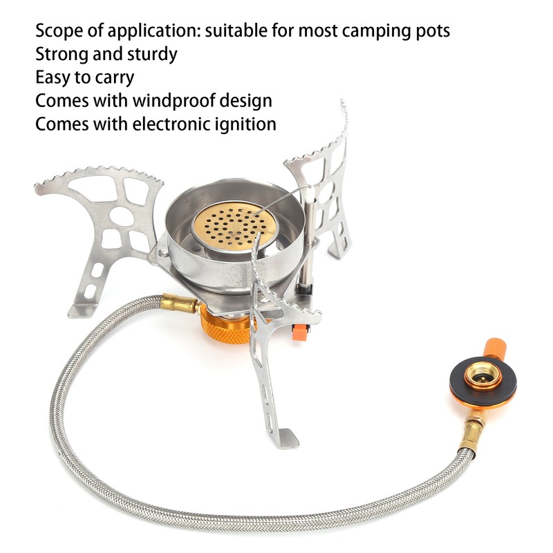 Camping Stove Portable Aluminum Alloy Stainless Steel Practical Outdoor Cooking