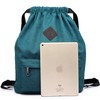 Kaukko canvas drawstring gym bag with inner compartment, school sports