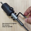 Electric Drill to Hammer Adapter Conversion Head with Bits Screws