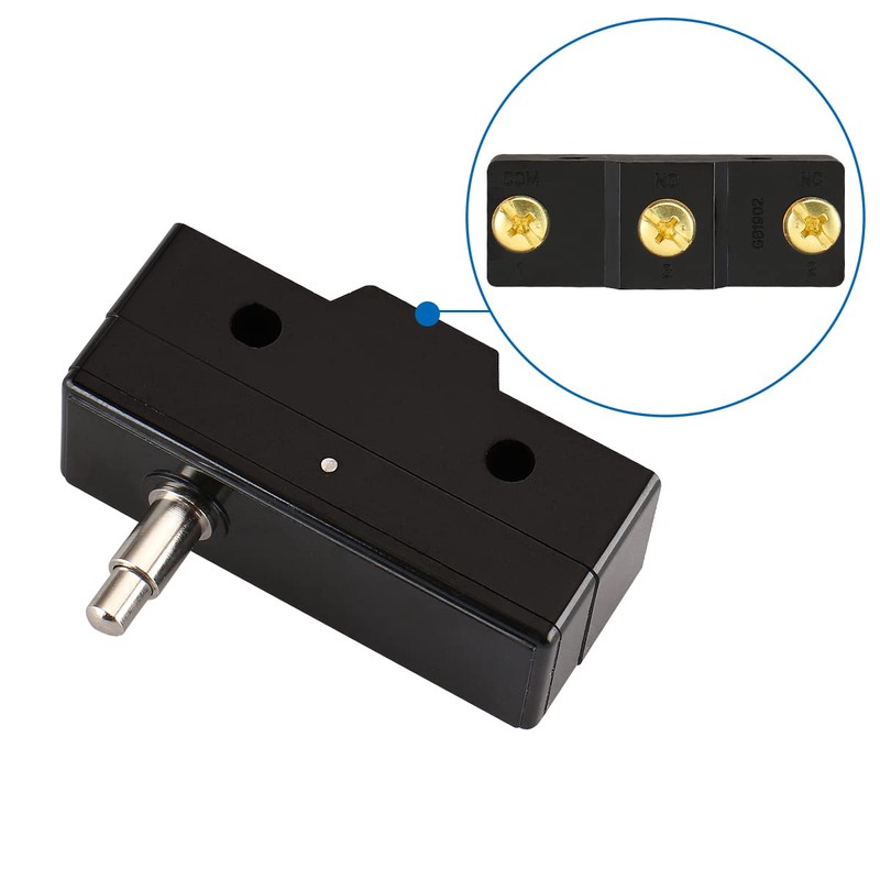 Baomain 2PCS Z-15GS-B3 General Purpose Basic Switch, Slim Spring Plunger,