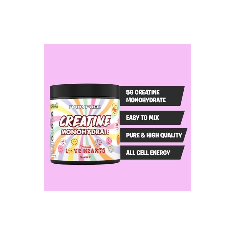 Applied Nutrition BodyFuel Creatine Monohydrate Powder, Increases High-Intensity Physical Performance,