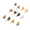 SEWACC 12Pcs Cartoon Dog Earphone Jack Plugs Creative Headphone Dust