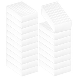 18 Pcs Magic Eraser Sponge for Cleaning, Reusable and Durable White Magic SpongeFoam,Multi-Purpose Washing Up Cleaning Scourers Sponge for Kitchen, Dish, Bathroom,Walls, Shoes