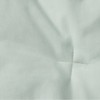 JAJU [JAJU] Crinkle Cotton Contrast Quilt Blanket Q Mint White