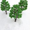 NUOLUX 20pcs Model Trees Landscape 1:150 7.5cm Model Train Scenery