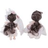 2pcs 6.7 Inch Girl Doll Joint Movable Exquisite Lovely Doll