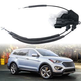 TCFWED Door Lock Latch Actuator Compatible with Hyundai Santa Fe/Santa Fe Sport 2013-2018,Santa Fe XL 2013-2019,Front Driver Side, Replace # 81310-2W010, 813102W010