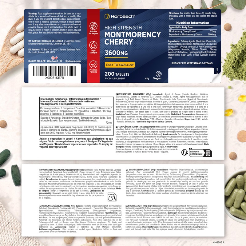 Montmorency Sour Cherry - 50:1 Cherry Extract - Premium