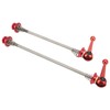CANSUCC 2pcs Bicycle Wheel Skewer Aluminum Alloy Quick Release Titanium