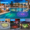 Kitloo Solar Rechargeable Floating Pool Lights(4 Pack), Pool Lights That