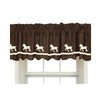 Polo Pony Horse Window Valance Curtain - In Your Choice