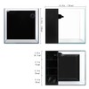 Coralland 8-Gallon Saltwater Aquarium - Ultra Clear Low Iron Glass,