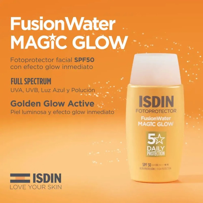 Isdin Fotoprotector Fusion Water Magic Glow Spf 50 X 50ml