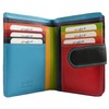 Golunski Ladies Tab Flap Over Leather Purse/Wallet Graffiti Change Gift