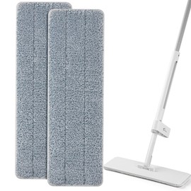 Oshang Flat Mop OG7 Head Refill, 14.5" X 4.5" Flat Mop Pads, Microfiber Mop Pads Flat Mop Replacement Heads