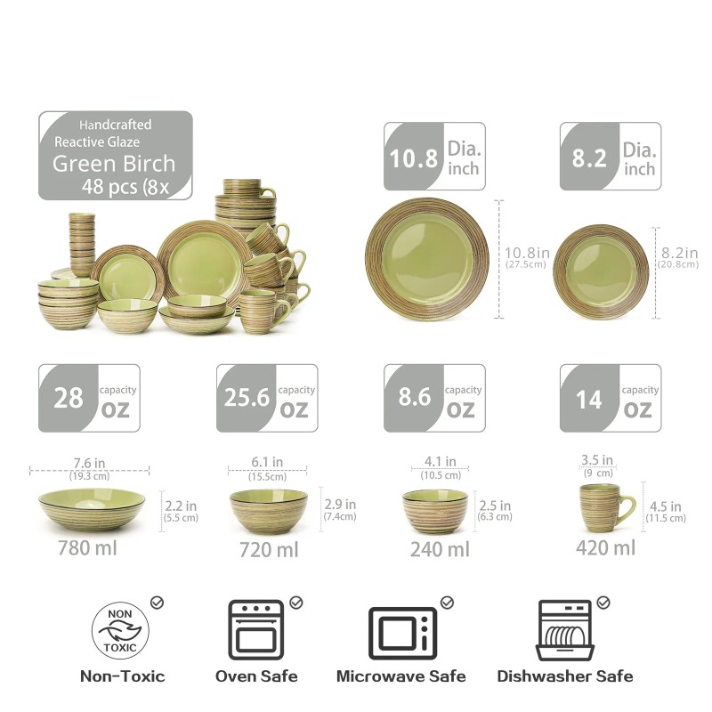 Semtember Promotion Kitchen Dinnware Plates Unique Design Houseware Sets Microwave