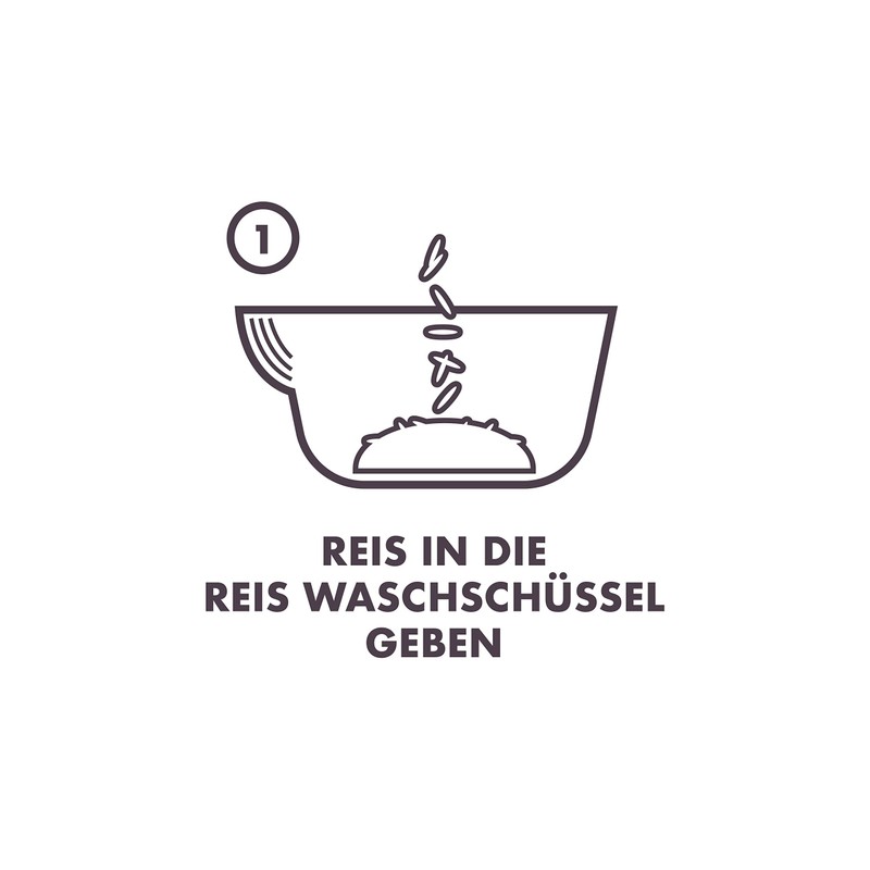 Reishunger Rice Washing Bowl (2L/26cm) for Washing Rice and Vegetables