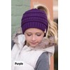 Funky Junque - Gorro de cola de caballo para niños,