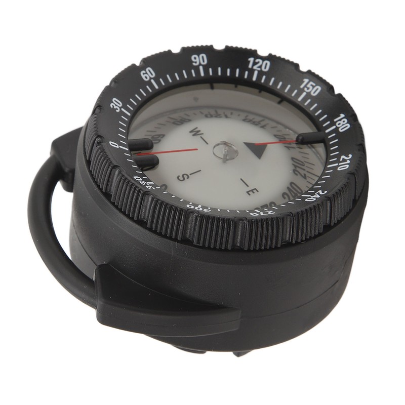50M Underwater Diving Compass Luminous Magnetic Waterproof Pipe Clamp Diving